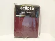 Eclipse Canova Rod-Pocket Blackout Valance Burgundy 21"x42" NEW