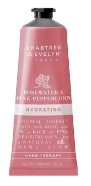Crabtree & Evelyn Rosewater and Pink Peppercorn Hydrating Hand Therapy 100ml