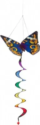 Butterfly Twist Buckeye Wind Spinner 15 x 31