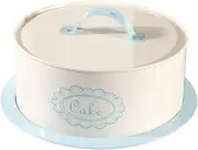 HEALEEP Square Cake Tin Storage Cake Box with Cover for Muffin Portable Organizer