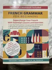 French Grammar for Beginners Textbook + Workbook Included