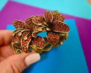 NWOT $230 HEIDI DAUS Alluring Amaryllis Crystal Bracelet S