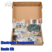 Electronic Component Kit Assortment Capacitors LEDs Transistors Resistors IC PCB