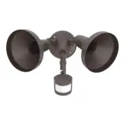 All-Pro 180-Degree Bronze Motion Activated Sensor Outdoor Security Flood Light