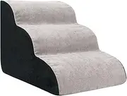 Dog Stairs 3 Steps - Non Slip Dog Bed Stairs, Dog Steps, Pet Steps, Dog Stairs, Wave | Dog Stairs With Ho