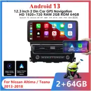 12.3'' Android 2+64GB Stereo Radio GPS Navi For Nissan Altima / Teana 2013-2018