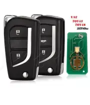 2/3 Button Flip Folding Remote Car Key 315Mhz 8A For TOYOTA Corolla RAV4 Levin