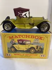 vintage 1968 Matchbox Models of Yesteryear 1913 Cadillac Y-6 New In Box