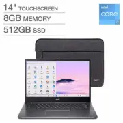 Acer Chromebook Plus 14” Touchscreen Laptop –Intel Core i3-N305 CB514-4HT-359X