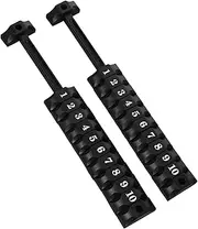 PHENOFICE 1 Set Multi Functional Foosball Score Counters Scorekeeper Bars for Table Football Easy to Install and Use for Game Night and Various Styles