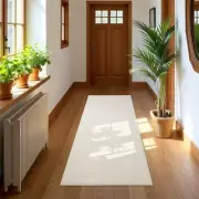 Hallway Runner - 2x6 ft Creamy White Faux Jute Entryway Rug, Modern Farmhouse