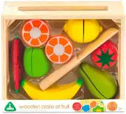 ELC Early Learning Centre Wooden Crate of Fruit