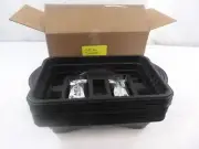 10 Pack Vidacasa GN Half Black Gastronorm 40" x 28" x17.5 W/ 2 T30 Heat Blaster