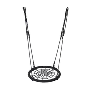 Kids Rope Swing Round Outdoor Birds Crows Nest Spider Web Swing Seat 65cm