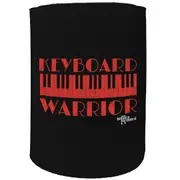 Alcohol Stubby Holder - Keyboard Warrior Piano Music - Funny Novelty Birthday Gift Joke Beer Can Bottle