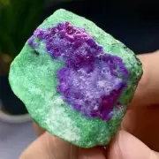 43G Natural green Ruby zoisite (anylite) crystal Wand Obelisk Point Healing