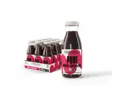 Pomona Organic Juices Pure Grape Juice 8.4 Ounce Bottle Pack of 12 Cold Pressed