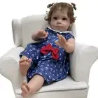22in Maggie Reborn Toddler Baby Doll Beautiful Newborn Bebe Boneca Baby Toy Gift