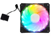 Dark Player 120mm Silent Cooling RGB Computer Case Fan - 3-Pin PWM + Molex connector