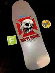 RARE SIGNED Tony Hawk Bones Brigade Series 12 Powell Skateboard Deck AUTOGRAPHED