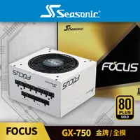 在飛比找PChome24h購物優惠-海韻 Seasonic FOCUS GX 750 金牌/全模