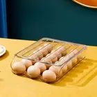 Egg Storage Box Gradient Platform Save Space Classification Organization Fridge