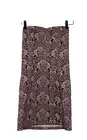 Volcom Women's Floral Tube Top Strapless Frochickie Dress Size Small US 3 Mauve