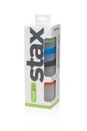 Human Gear Stax Interlocking Container - Large - Clear/Spectrum