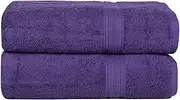 Trends Alley Bourgeois Luxury Bath Sheet Set (Pack of 2) | 90x165cm | 100% Combed Cotton (600 GSM) | Extra Large Jumbo Bath Towels Set | Ultra-Soft & Absorbent | Quick-Drying & Durable