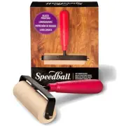 Speedball 4126 Deluxe Soft Rubber Brayer - 40/42 Durometer Roller with Heavy ...