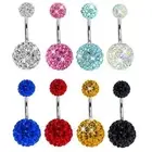 Body Piercing Jewelry Belly Bar Navel Ring Belly Button Ring Stainless Steel