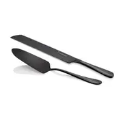 2pc Stanley Rogers Stainless Steel Albany Cake Knife Server Utensil Set Onyx