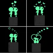 [Namly Design] Switch Sticker - Romantic Love / Glow in the Dark