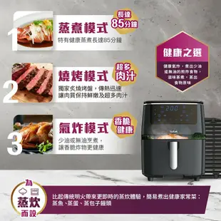 【Tefal 特福】 Easy Fry蒸燒烤三合一氣炸鍋