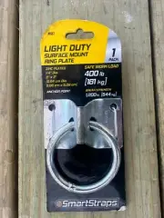 Smart Straps Light Duty Surface Mount Ring Plate Tools Hoist Attachment #6567