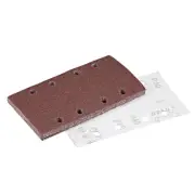40-Grit 8-Holes Hook and Loop Sanding Sheet 7.3" x 3.6" Wet Dry Sandpaper 10pcs