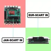 SCART RGBS to YCBCR YUV Video Converter Adapter for Dreamcast Mega Drive PS2 SFC