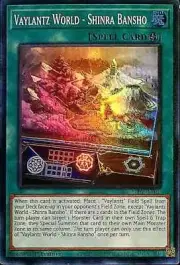A1057 YUGIOH SPELL CARD VAYLANTZ WORLD - SHINRA BANSHO TAMA-EN012