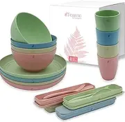[Fearne] Wheat Straw Dinnerware Sets