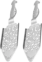 GRADENEVE 2Pcs Absinthe Spoon Wormwood Dripper Multi Function Bar Supply for Sugar Dissolving Cocktail Preparation