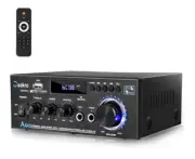 Daakro AK45 Stereo Audio Amplifier 300W Home 2 Channel Wireless Bluetooth 5.0