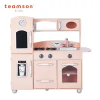 在飛比找PChome24h購物優惠-Teamson 奧蘭多木製家家酒兒童廚房玩具(粉色)