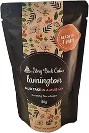 Story Book Cakes - Lamington Mud Cake - In a Mug (80g) by Krisp N Krunch