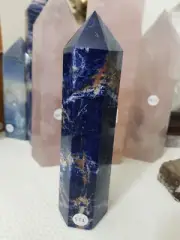1 Large Blue Sodalite Crystal Tower - ST1