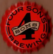 USA Plastic Lined Beer Crown Bottle Cap: Four Sons Brewing