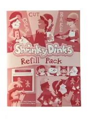 Shrinky Dinks Refill Pack Christmas Images & 10 Sheets Frosted Plastic Joobli
