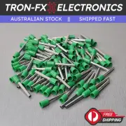 10-1000Pcs E2518 14AWG 2.5mm² GREEN Insulated Ferrule Bootlace Terminals Crimp