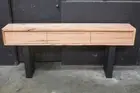 Anglesea 3 Console Table - Made in Australia - Solid Messmate Timber