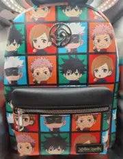 Jujutsu Kaisen Chibi Character Grid Mini Backpack from Hot Topic. Brand New