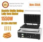 1550W Commercial Electric Hotdog Waffle Lolly Corn Maker Waffle Maker Machine